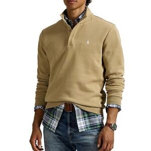 Polo Ralph Lauren - Double-Knit - Mockneck Pullover - Surrey Tan - Men’s Medium